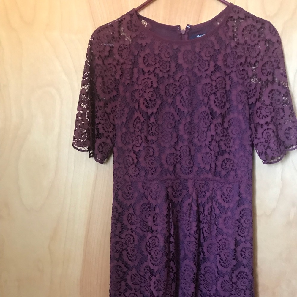 Madewell Floral lace shift dress